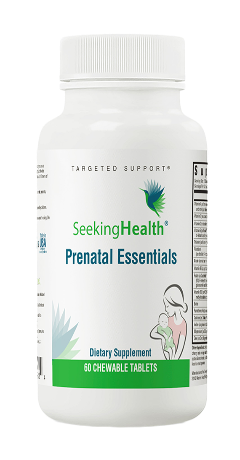 Seeking Health Prenatal Essentials 60 Chewable Tablets