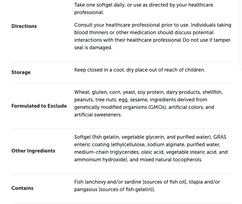 Omega MonoPure® 1300 EC 60 Softgels