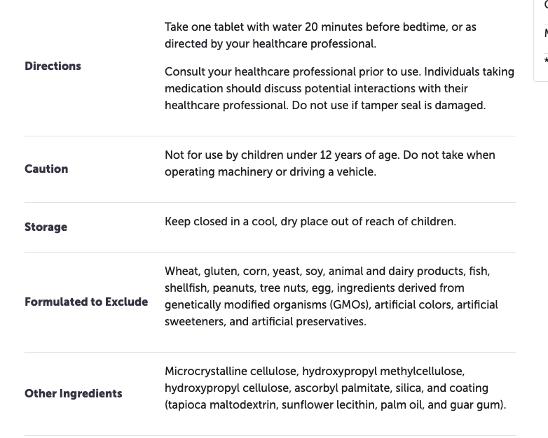 Melatonin CR 90 Tablets