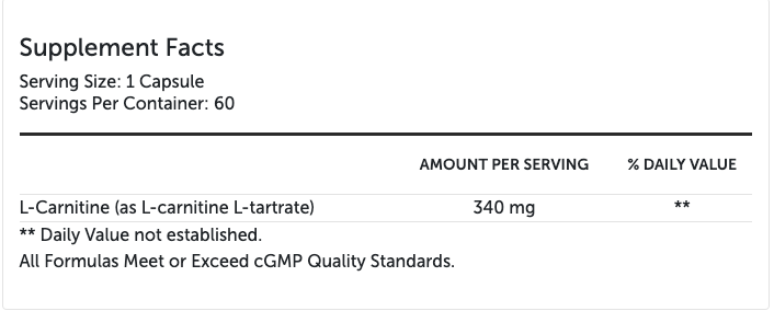 CarniteX™ 60 Capsules